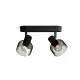 Philips Sleet fekete mennyezeti spotlámpa (PHI-8720169299597) E14 2 izzós IP20
