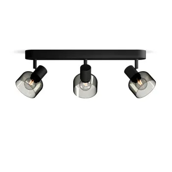 Philips Sleet fekete mennyezeti spotlámpa (PHI-8720169299610) E14 3 izzós IP20
