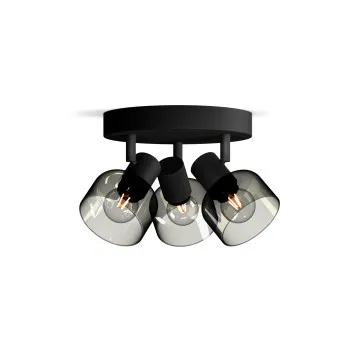 Philips Sleet fekete mennyezeti spotlámpa (PHI-8720169299658) E14 3 izzós IP20