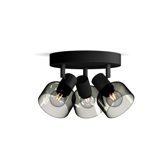 Philips Sleet fekete mennyezeti spotlámpa (PHI-8720169299658) E14 3 izzós IP20