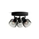 Philips Sleet fekete mennyezeti spotlámpa (PHI-8720169299658) E14 3 izzós IP20
