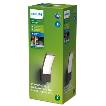 Philips Splay antracit LED kültéri falikar (PHI-8719514417694) LED 1 izzós IP44