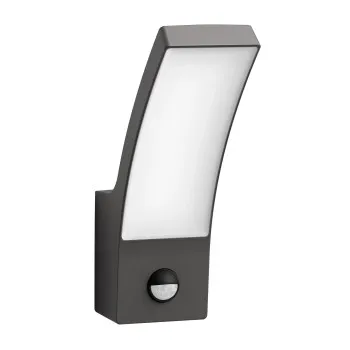 Philips Splay antracit mozgásérzékelős LED kültéri falikar (PHI-8719514417717) LED 1 izzós IP44