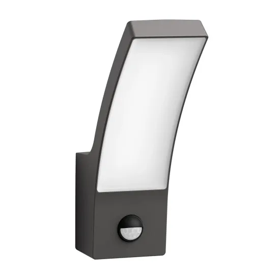 Philips Splay antracit mozgásérzékelős LED kültéri falikar (PHI-8719514417717) LED 1 izzós IP44