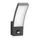 Philips Splay antracit mozgásérzékelős LED kültéri falikar (PHI-8719514417717) LED 1 izzós IP44