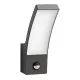Philips Splay antracit mozgásérzékelős LED kültéri falikar (PHI-8719514417731) LED 1 izzós IP44