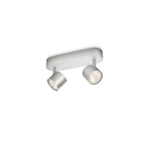 Philips Star szürke LED mennyezeti spotlámpa (PHI-8718291444879) LED 2 izzós IP20