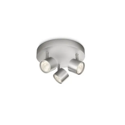 Philips Star szürke LED mennyezeti spotlámpa (PHI-8718291444893) LED 3 izzós IP20