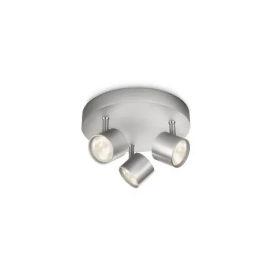 Philips Star szürke LED mennyezeti spotlámpa (PHI-8718291444893) LED 3 izzós IP20