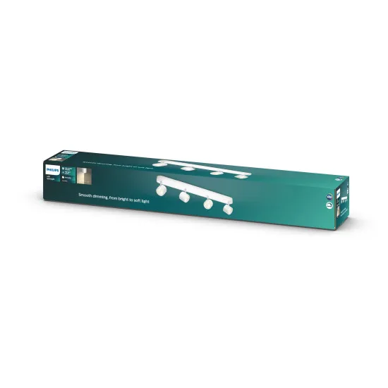 Philips Star fehér LED mennyezeti spotlámpa (PHI-8718291444909) LED 4 izzós IP20