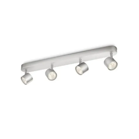 Philips Star szürke LED mennyezeti spotlámpa (PHI-8718291444916) LED 4 izzós IP20