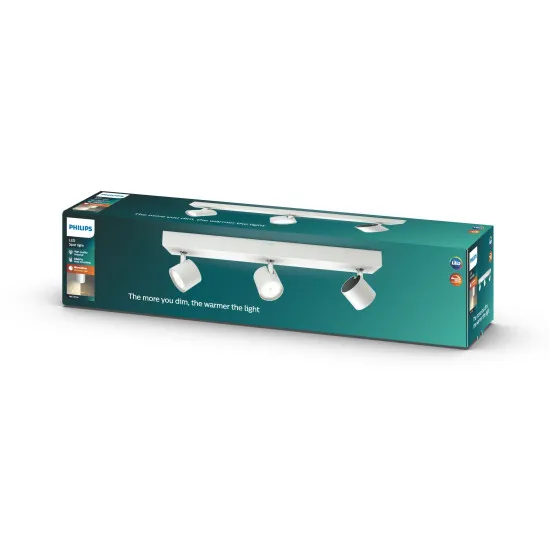 Philips Star fehér LED mennyezeti spotlámpa (PHI-8718696154649) LED 3 izzós IP20