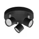 Philips Star fekete LED mennyezeti spotlámpa (PHI-8719514435414) LED 3 izzós IP20