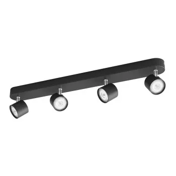 Philips Star fekete LED mennyezeti spotlámpa (PHI-8719514435438) LED 4 izzós IP20