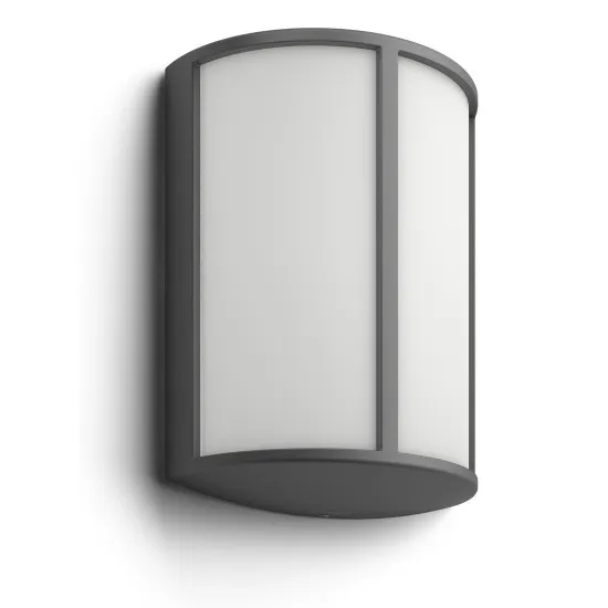 Philips Stock antracit LED kültéri fali lámpa (PHI-8718696131305) LED 1 izzós IP44