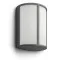 Philips Stock antracit LED kültéri fali lámpa (PHI-8718696131305) LED 1 izzós IP44