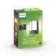 Philips Stock antracit mozgásérzékelős LED kültéri fali lámpa (PHI-8718696131312) LED 1 izzós IP44