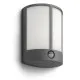 Philips Stock antracit mozgásérzékelős LED kültéri fali lámpa (PHI-8718696131312) LED 1 izzós IP44