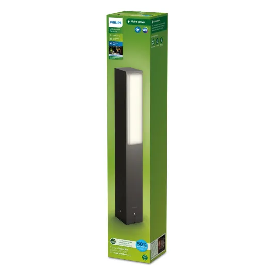Philips Stratosphere antracit LED kültéri fali lámpa (PHI-8720169257375) LED 1 izzós IP44