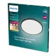 Philips SuperSlim fekete LED mennyezeti lámpa (PHI-8719514327160) LED 1 izzós IP20