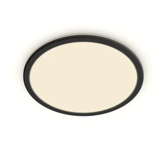 Philips SuperSlim fekete fürdőszobai LED mennyezeti lámpa (PHI-8719514327207) LED 1 izzós IP44