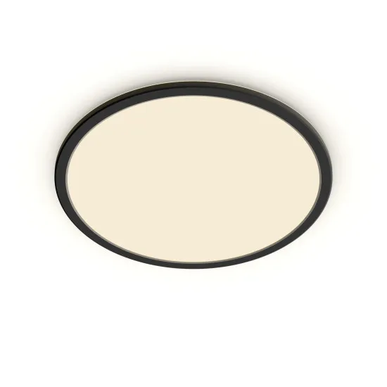 Philips SuperSlim fekete fürdőszobai LED mennyezeti lámpa (PHI-8719514327283) LED 1 izzós IP44