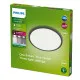 Philips SuperSlim fekete LED kültéri mennyezeti lámpa (PHI-8719514418011) LED 1 izzós IP54