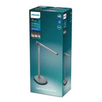 Philips Sword szürke LED asztali lámpa (PHI-8719514443655) LED 1 izzós IP20