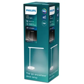 Philips Tilpa fehér újratölthető LED asztali lámpa (PHI-8719514443839) LED 1 izzós IP20
