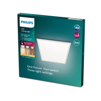 Philips Touch Panel fehér LED mennyezetbe építhető lámpa (PHI-8719514326682) LED 1 izzós IP20