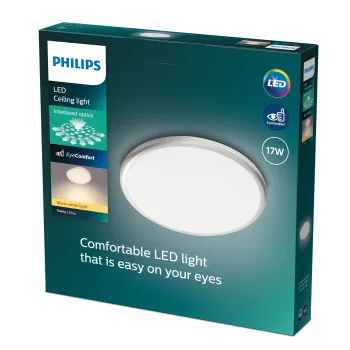 Philips Twirly szürke LED mennyezeti lámpa (PHI-8718696122853) LED 1 izzós IP20