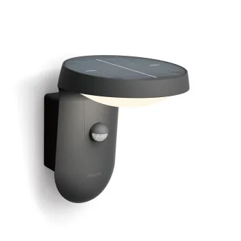 Philips Tyla antracit mozgásérzékelős LED kültéri falikar (PHI-8719514476912) LED 1 izzós IP44