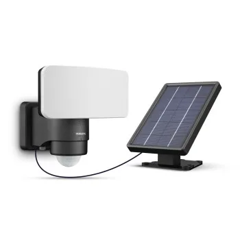 Philips Tylus fekete napelemes LED kültéri fali lámpa (PHI-8720169362208) LED 1 izzós IP44