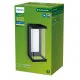 Philips Ulyzo fekete LED kültéri fali lámpa (PHI-8720169266797) LED 1 izzós IP44