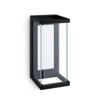 Philips Ulyzo fekete LED kültéri fali lámpa (PHI-8720169266797) LED 1 izzós IP44