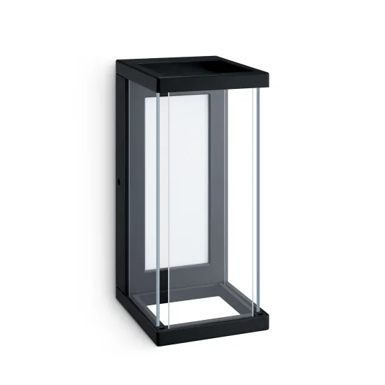Philips Ulyzo fekete LED kültéri fali lámpa (PHI-8720169266797) LED 1 izzós IP44
