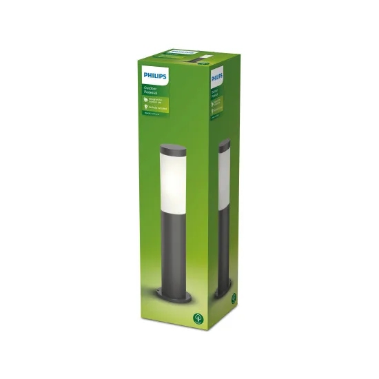 Philips Utrecht antracit kültéri állólámpa (PHI-8719514417533) E27 1 izzós IP44
