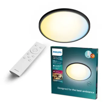 Philips Valen fekete LED mennyezetbe építhető lámpa (PHI-8721103060846) LED 1 izzós IP20