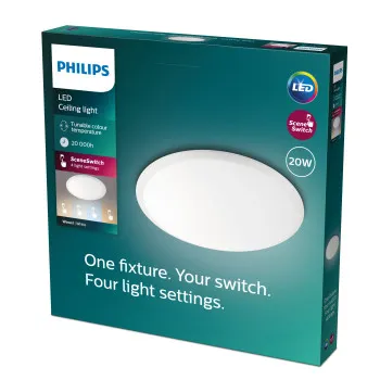 Philips Wawel fehér LED mennyezeti lámpa (PHI-8718696162781) LED 1 izzós IP20
