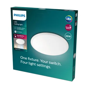 Philips Wawel fehér LED mennyezeti lámpa (PHI-8718696162798) LED 1 izzós IP20