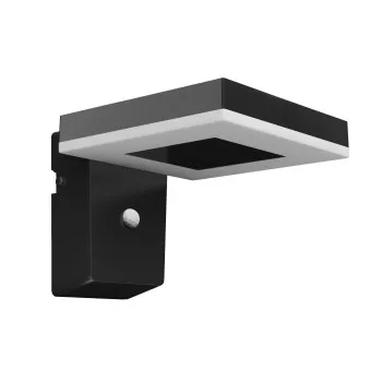 Philips Zonal fekete napelemes LED kültéri falikar (PHI-8720169265745) LED 1 izzós IP44