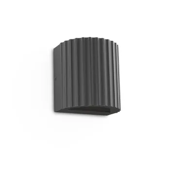 Philips Zyra antracit LED kültéri fali lámpa (PHI-8721103104830) LED 1 izzós IP44