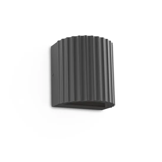 Philips Zyra antracit LED kültéri fali lámpa (PHI-8721103104830) LED 1 izzós IP44