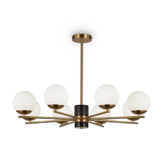 Maytoni Marble fehér-arany csillár (MAY-MOD187PL-08BS) E27 8 izzós  IP20