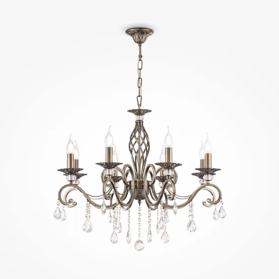 Maytoni Grace antik sárgaréz csillár (MAY-RC247-PL-08-R) E14 8 IP20