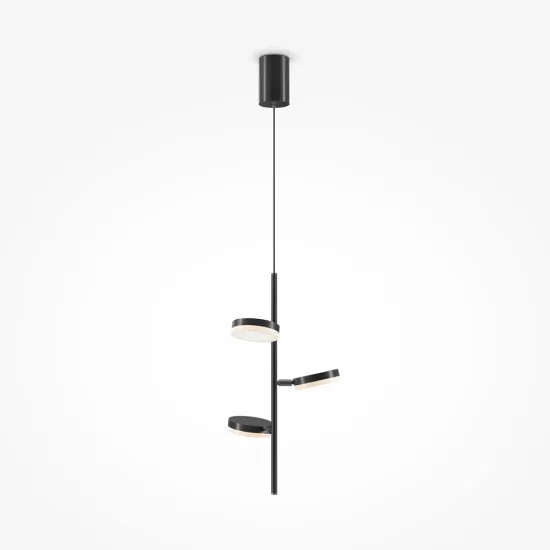 Maytoni FAD fekete LED függesztett lámpa (MAY-MOD070PL-L18B3K) LED 1 izzós IP20
