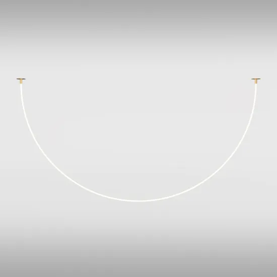 Maytoni Tau arany-fehér LED függesztett lámpa (MAY-MOD146PL-L40G3K) LED 1 izzós IP20