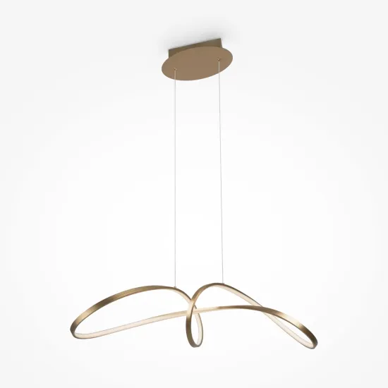 Maytoni Curve fekete LED függesztett lámpa (MAY-MOD156PL-L52G4K) LED 1 izzós IP20
