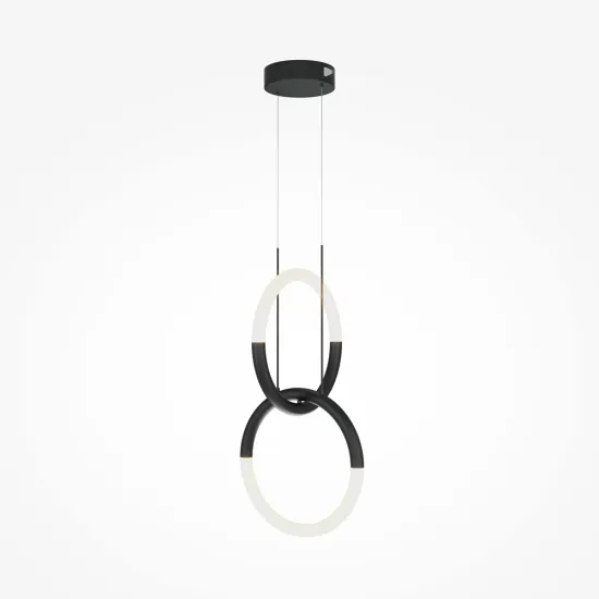 Maytoni Node fekete-fehér LED függesztett lámpa (MAY-MOD165PL-L18B3K) LED 1 izzós IP20