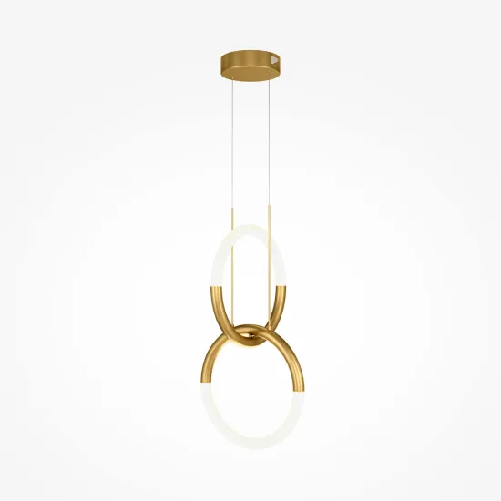 Maytoni Node arany-fehér LED függesztett lámpa (MAY-MOD165PL-L18G3K) LED 1 izzós IP20
